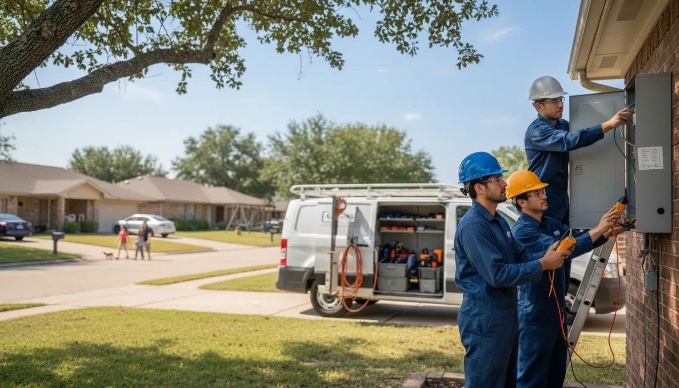 Certified electrician providing emergency electrical services in Bluff City, AR